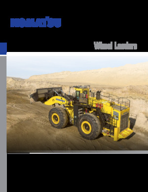 Колесни товарачи Komatsu WE1850