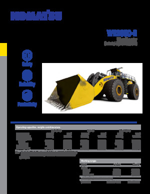 Колесни товарачи Komatsu WE2350