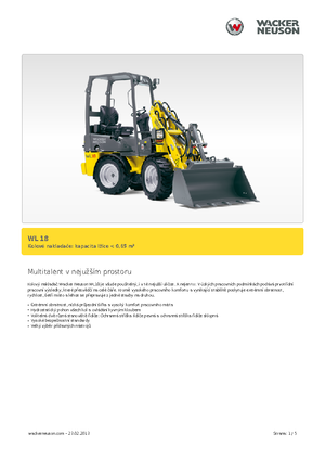 Колесни товарачи Wacker Neuson WL 18