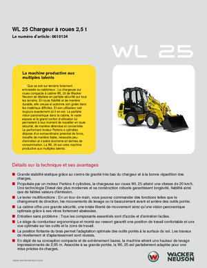 Колесни товарачи Wacker Neuson WL25