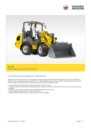 Колесни товарачи Wacker Neuson WL 30