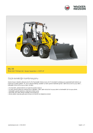 Колесни товарачи Wacker Neuson WL 30
