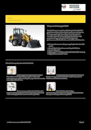 Колесни товарачи Wacker Neuson WL32