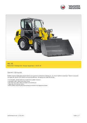 Колесни товарачи Wacker Neuson WL 36
