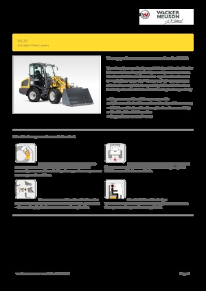 Колесни товарачи Wacker Neuson WL38