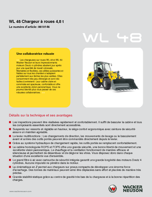 Колесни товарачи Wacker Neuson WL 48