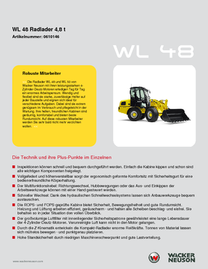 Колесни товарачи Wacker Neuson WL 48