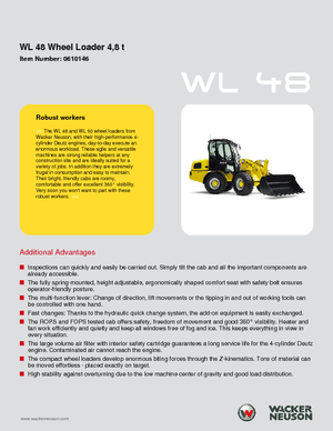 Колесни товарачи Wacker Neuson WL 48