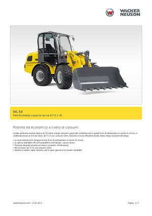 Колесни товарачи Wacker Neuson WL 50