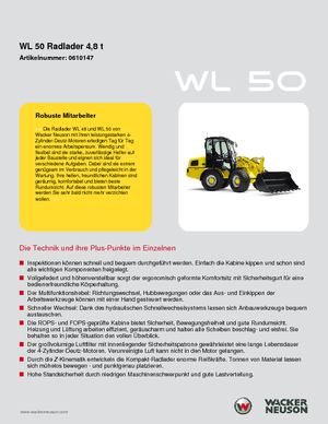 Колесни товарачи Wacker Neuson WL 50