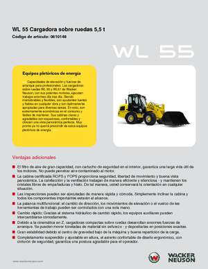 Колесни товарачи Wacker Neuson WL 55