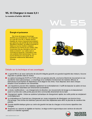 Колесни товарачи Wacker Neuson WL 55