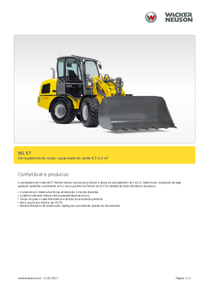 Колесни товарачи Wacker Neuson WL 57