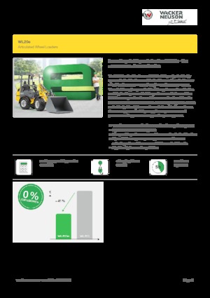 Електрически колесни товарачи Wacker Neuson WL20 e