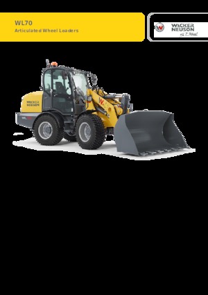 Колесни товарачи Wacker Neuson WL70
