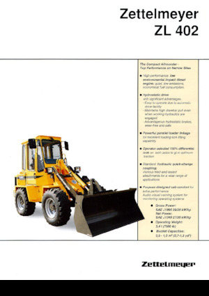 Колесни товарачи Zettelmeyer ZL 402