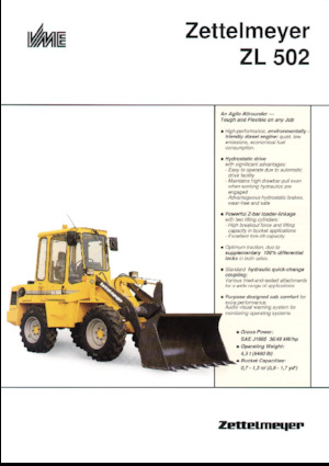 Колесни товарачи Zettelmeyer ZL 502