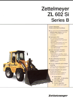 Колесни товарачи Zettelmeyer ZL 602 Si B