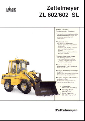 Колесни товарачи Zettelmeyer ZL 602 SL