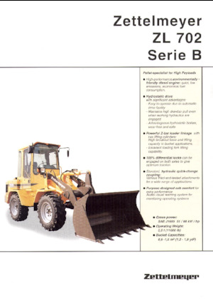 Колесни товарачи Zettelmeyer ZL 702 B