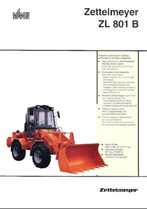 Колесни товарачи Zettelmeyer ZL 801 B
