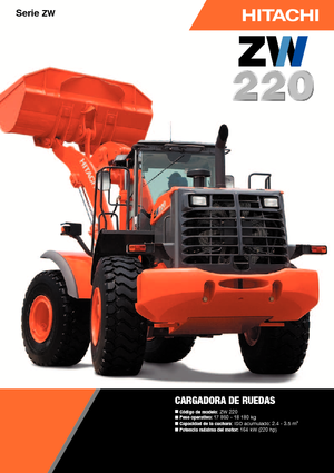Колесни товарачи Hitachi ZW 220