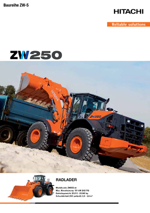 Колесни товарачи Hitachi ZW250-5B