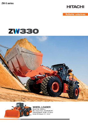 Колесни товарачи Hitachi ZW 330-5