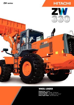 Колесни товарачи Hitachi ZW 330