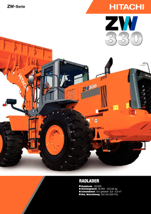 Колесни товарачи Hitachi ZW 330