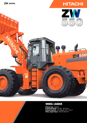 Колесни товарачи Hitachi ZW 550