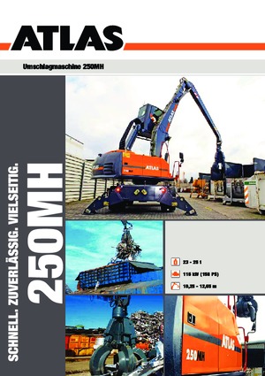 Колесни екскаватори Atlas 250 MH