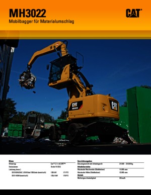 Щишки за ексаватори Caterpillar MH3022