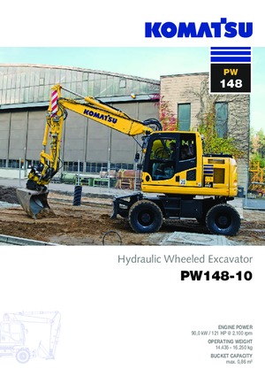 Колесни екскаватори Komatsu PW148-10