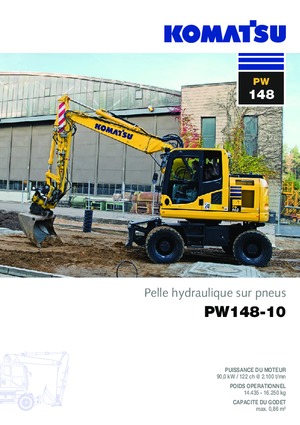 Колесни екскаватори Komatsu PW148-10