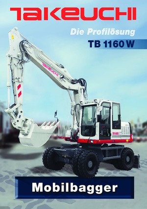 Колесни екскаватори Takeuchi TB 1160 W