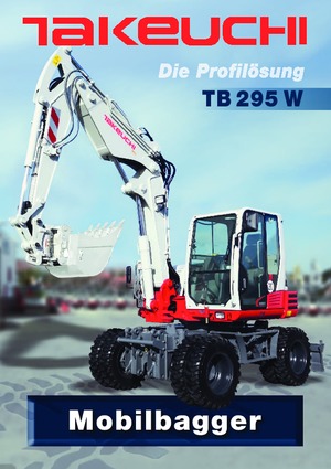 Колесни екскаватори Takeuchi TB 295 W