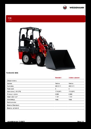 Универсални товарачи Weidemann 1140