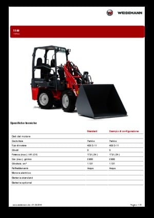 Универсални товарачи Weidemann 1140