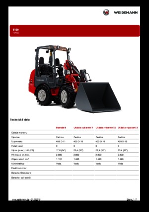 Универсални товарачи Weidemann 1160
