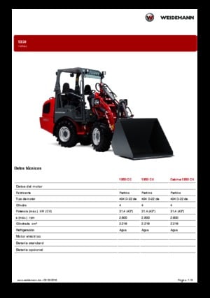 Универсални товарачи Weidemann 1350 CC