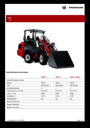 Универсални товарачи Weidemann 1350 CC