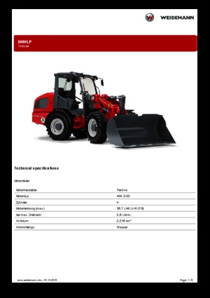 Колесни товарачи Weidemann 3080 LP