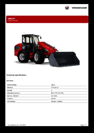 Колесни товарачи Weidemann 4080LPT