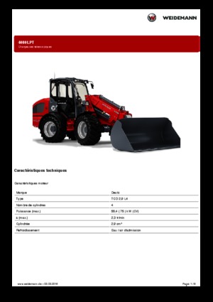 Колесни товарачи Weidemann 4080LPT