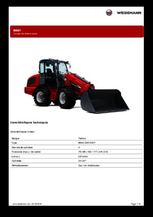 Колесни товарачи Weidemann 4080T