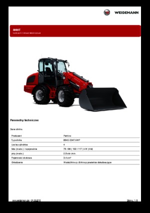 Колесни товарачи Weidemann 4080T