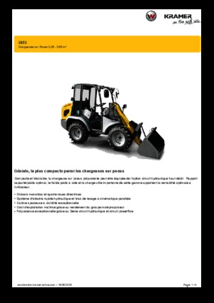 Колесни товарачи Kramer 5025