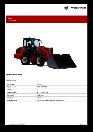 Колесни товарачи Weidemann 5080T