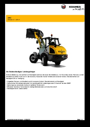 Колесни товарачи Kramer 5085